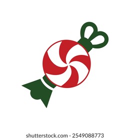 Festive Christmas Candy Vector Illustration for Holiday Projects
