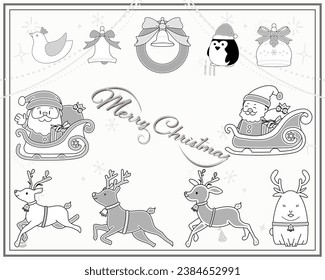 Festive Christmas Collection (Santa Claus , Reindeer)