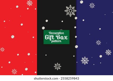 Festive Christmas gift wrap featuring vibrant holiday patterns, cheerful designs, and classic seasonal colors, perfect for wrapping presents and spreading holiday joy.