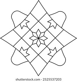 Festive Christmas Quilts Coloring Pages for Holiday Creativity