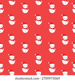 Un conjunto de patrones sin fisuras de Navidades festivas con lindos Elementos navideños: árboles de Navidad, muñecos de nieve, cajas de regalo, tazas de invierno e íconos de temporada acogedores. Perfecto para el papel de embalaje, diseño de la tela, digital