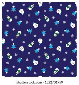 Festive Christmas seamless pattern/print background in vector - Suitable for Packaging, web design, graphics, fashion textiles, wallpaper and etc.