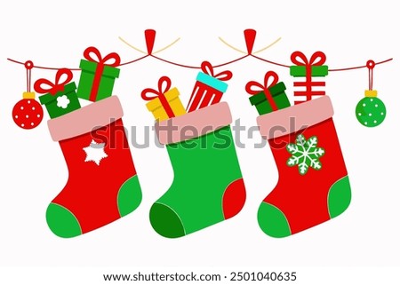 Festive Christmas Stock Vector Graphics for Holiday Design Projects Ideal for Greeting Cards, Logos, Illustrations, Gift Tags, and Unique Seasonal Branding to Add a Touch of Holiday Cheer