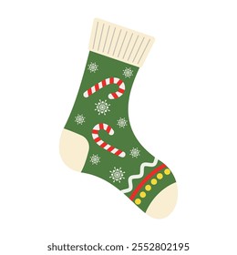 Festive Christmas Stockings with Holiday Patterns