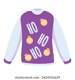 Festive christmas sweater with a fun and festive design, perfect for holiday celebrations and gatherings