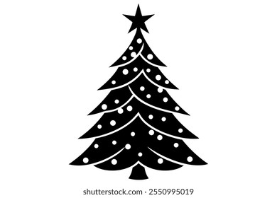 Festive Christmas Tree Vectors Photos