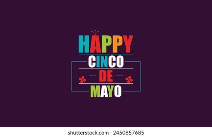 Festive Cinco de Mayo Typography Design for Your Celebration