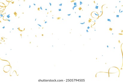 Festive color  with place for text design with colorful confetti for party celebration
