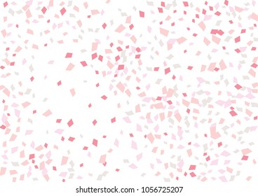 Festive color rectangle confetti background. Abstract frame confetti texture for holiday, postcard, poster, website, carnivals, birthday and children's parties. Cover confetti mock-up. Wedding card 