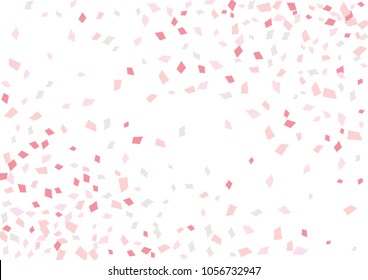 Festive color rectangle confetti background. Abstract frame confetti texture for holiday, postcard, poster, website, carnivals, birthday and children's parties. Cover confetti mock-up. Wedding card 