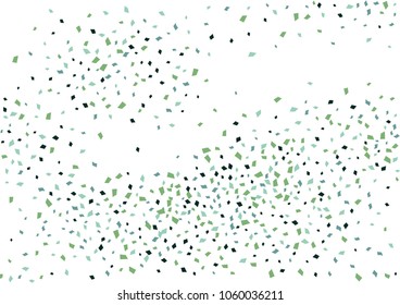 Festive color rectangle confetti background. Abstract frame confetti texture for holiday, postcard, poster, website, carnivals, birthday and children's parties. Cover confetti mock-up. Wedding card 
