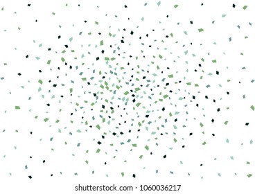 Festive color rectangle confetti background. Abstract frame confetti texture for holiday, postcard, poster, website, carnivals, birthday and children's parties. Cover confetti mock-up. Wedding card 