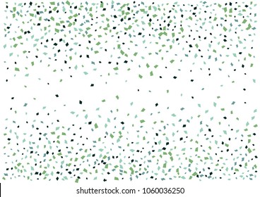 Festive color rectangle confetti background. Abstract frame confetti texture for holiday, postcard, poster, website, carnivals, birthday and children's parties. Cover confetti mock-up. Wedding card 