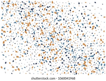 Festive color rectangle confetti background. Abstract frame confetti texture for holiday, postcard, poster, website, carnivals, birthday and children's parties. Cover confetti mock-up. Wedding card 