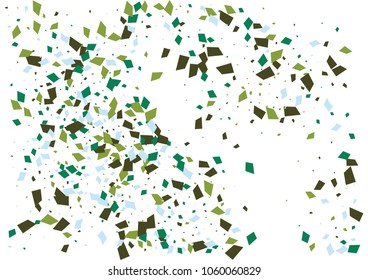 Festive color rectangle confetti background. Abstract frame confetti texture for holiday, postcard, poster, website, carnivals, birthday and children's parties. Cover confetti mock-up. Wedding card 