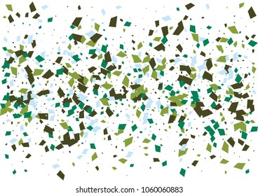 Festive color rectangle confetti background. Abstract frame confetti texture for holiday, postcard, poster, website, carnivals, birthday and children's parties. Cover confetti mock-up. Wedding card 