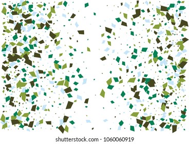 Festive color rectangle confetti background. Abstract frame confetti texture for holiday, postcard, poster, website, carnivals, birthday and children's parties. Cover confetti mock-up. Wedding card 