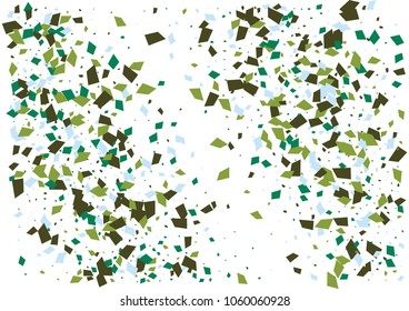 Festive color rectangle confetti background. Abstract frame confetti texture for holiday, postcard, poster, website, carnivals, birthday and children's parties. Cover confetti mock-up. Wedding card 