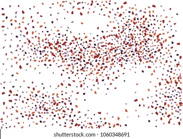 Festive color rectangle confetti background. Abstract frame confetti texture for holiday, postcard, poster, website, carnivals, birthday and children's parties. Cover confetti mock-up. Wedding card 