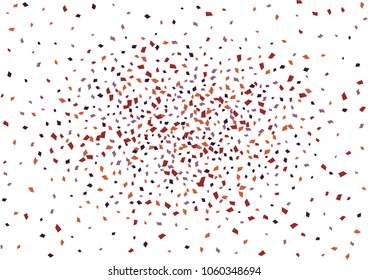 Festive color rectangle confetti background. Abstract frame confetti texture for holiday, postcard, poster, website, carnivals, birthday and children's parties. Cover confetti mock-up. Wedding card 