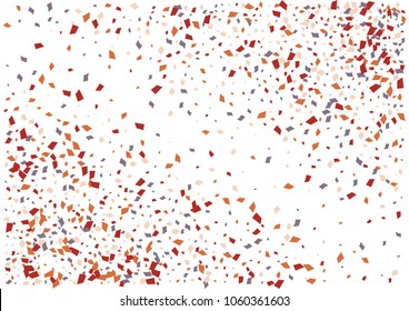 Festive color rectangle confetti background. Abstract frame confetti texture for holiday, postcard, poster, website, carnivals, birthday and children's parties. Cover confetti mock-up. Wedding card 