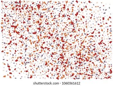Festive color rectangle confetti background. Abstract frame confetti texture for holiday, postcard, poster, website, carnivals, birthday and children's parties. Cover confetti mock-up. Wedding card 