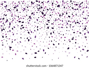 Festive color rectangle confetti background. Abstract frame confetti texture for holiday, postcard, poster, website, carnivals, birthday and children's parties. Cover confetti mock-up. Wedding card 