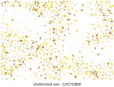 Festive color rectangle confetti background. Abstract frame confetti texture for holiday, postcard, poster, website, carnival, birthday, children's parties. Cover confetti mock-up. Wedding card layout