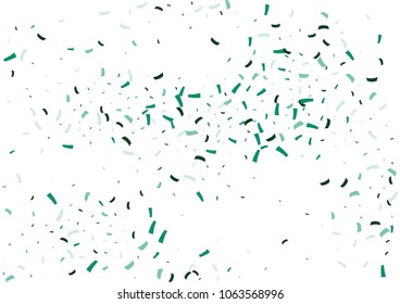 Festive color ribbon confetti background. Abstract frame confetti texture for holiday, postcard, poster, website, carnivals, birthday and children's parties. Cover confetti mock-up. Wedding card 