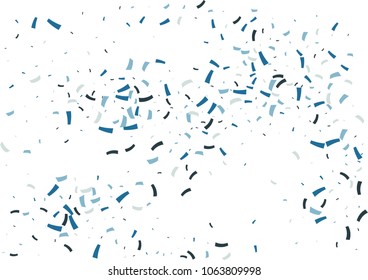 Festive color ribbon confetti background. Abstract frame confetti texture for holiday, postcard, poster, website, carnivals, birthday and children's parties. Cover confetti mock-up. Wedding card 