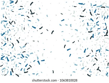 Festive color ribbon confetti background. Abstract frame confetti texture for holiday, postcard, poster, website, carnivals, birthday and children's parties. Cover confetti mock-up. Wedding card 