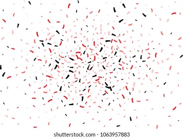 Festive color ribbon confetti background. Abstract frame confetti texture for holiday, postcard, poster, website, carnivals, birthday and children's parties. Cover confetti mock-up. Wedding card 