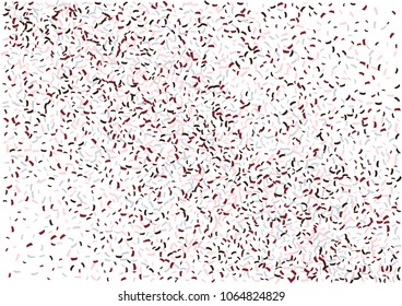 Festive color ribbon confetti background. Abstract frame confetti texture for holiday, postcard, poster, website, carnivals, birthday and children's parties. Cover confetti mock-up. Wedding card 