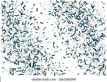 Festive color ribbon confetti background. Abstract frame confetti texture for holiday, postcard, poster, website, carnivals, birthday and children's parties. Cover confetti mock-up. Wedding card 