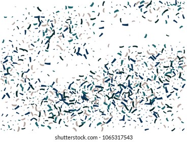 Festive color ribbon confetti background. Abstract frame confetti texture for holiday, postcard, poster, website, carnivals, birthday and children's parties. Cover confetti mock-up. Wedding card 
