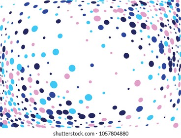 Festive color round confetti background. Abstract frame confetti texture for holiday, postcard, poster, website, carnivals, birthday and children's parties. Cover confetti mock-up. Wedding card layout