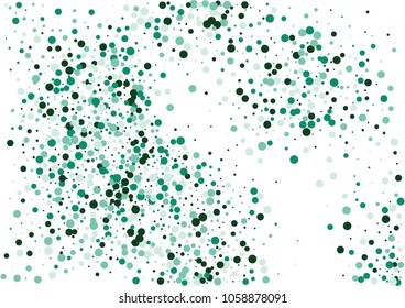 Festive color round confetti background. Abstract frame confetti texture for holiday, postcard, poster, website, carnivals, birthday and children's parties. Cover confetti mock-up. Wedding card layout