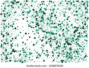 Festive color round confetti background. Abstract frame confetti texture for holiday, postcard, poster, website, carnivals, birthday and children's parties. Cover confetti mock-up. Wedding card layout