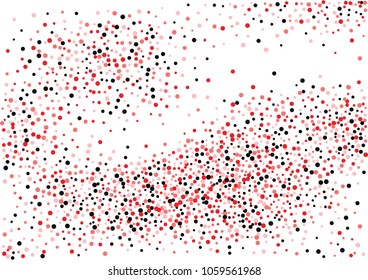 Festive color round confetti background. Abstract frame confetti texture for holiday, postcard, poster, website, carnivals, birthday and children's parties. Cover confetti mock-up. Wedding card layout