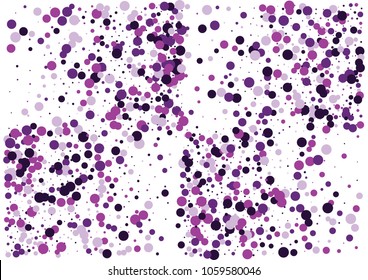 Festive color round confetti background. Abstract frame confetti texture for holiday, postcard, poster, website, carnivals, birthday and children's parties. Cover confetti mock-up. Wedding card layout