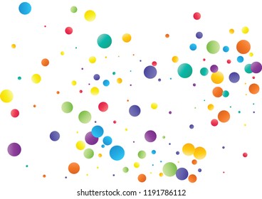 Festive color round confetti background. Abstract frame confetti texture for holiday, postcard, poster, website, carnivals, birthday and children's parties. Cover confetti mock-up. Wedding card layout
