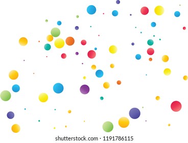 Festive color round confetti background. Abstract frame confetti texture for holiday, postcard, poster, website, carnivals, birthday and children's parties. Cover confetti mock-up. Wedding card layout