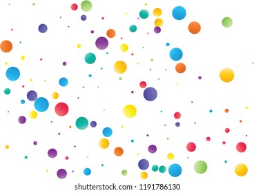 Festive color round confetti background. Abstract frame confetti texture for holiday, postcard, poster, website, carnivals, birthday and children's parties. Cover confetti mock-up. Wedding card layout