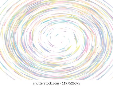 Festive color round line background. Abstract twisted frame linen texture for holiday, postcard, poster, website, carnival, birthday, children's party. Spiral line cover mock-up. Wedding card layout