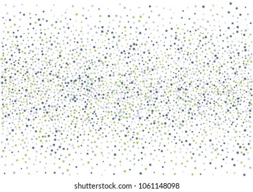 Festive color star confetti background. Abstract frame confetti texture for holiday, postcard, poster, website, carnivals, birthday and children's parties. Cover confetti mock-up. Wedding star layout