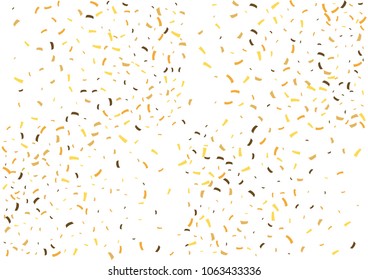 Festive color strip confetti background. Abstract frame confetti texture for holiday, postcard, poster, website, carnivals, birthday and children's parties. Cover confetti mock-up. Wedding card 