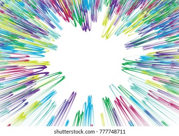 Festive colorful abstract pattern. Flash burst ray vector line texture for holidays, postcards, posters, websites, carnivals, birthday and children's parties. Cover mock-up. New year, Christmas theme