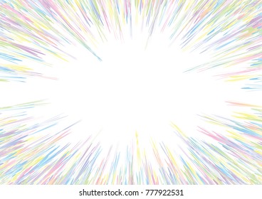 Festive colorful abstract pattern. Flash burst ray vector line texture for holidays, postcards, posters, websites, carnivals, birthday and children's parties. Cover mock-up. New year, Christmas theme