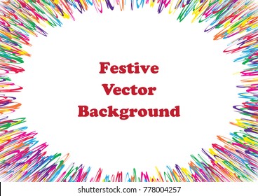 Festive colorful abstract pattern. Flash burst ray vector line texture for holidays, postcards, posters, web, carnivals, birthday, children's parties. Cover comic mock-up. New year, Christmas theme