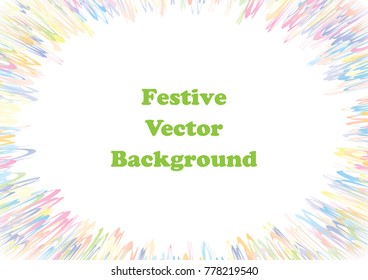 Festive colorful abstract pattern. Flash burst ray vector line texture for holidays, postcards, posters, web, carnivals, birthday, children's parties. Cover comic mock-up. New year, Christmas theme